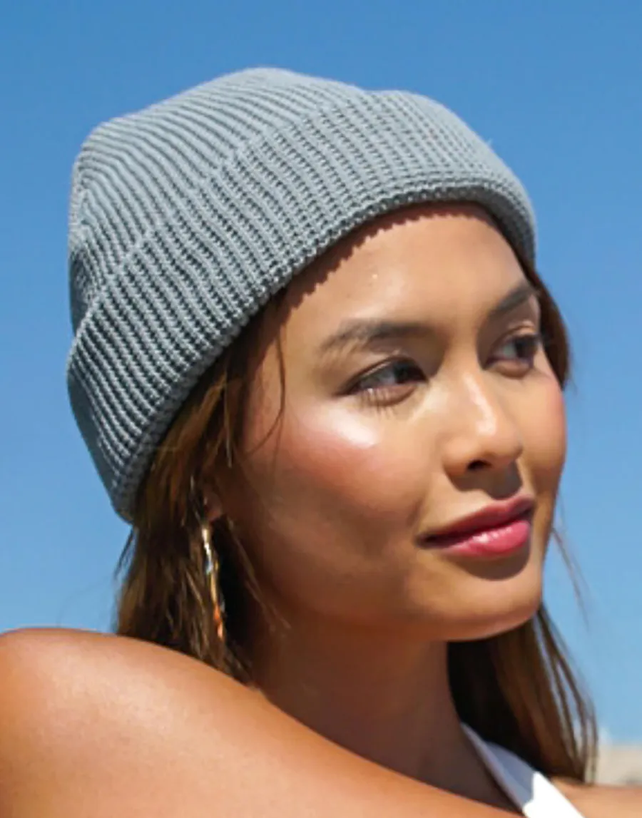 Recycled Yarn Waffle Knit Beanie — Flexfit personnalisable