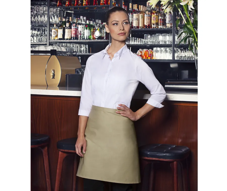Tablier mi-long en polycoton — Karlowsky personnalisable