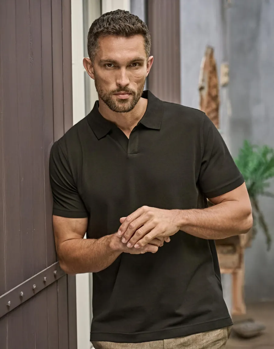 Luxury Stretch V-Neck Polo — Tee Jays personnalisable