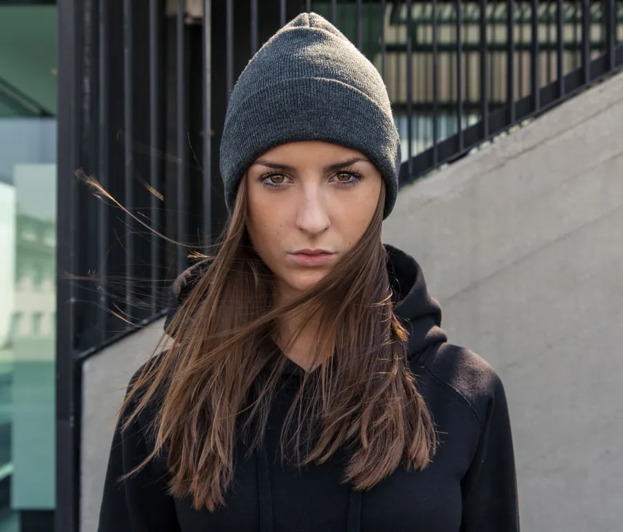 HEAVY KNIT BEANIE — Build Your Brand personnalisable