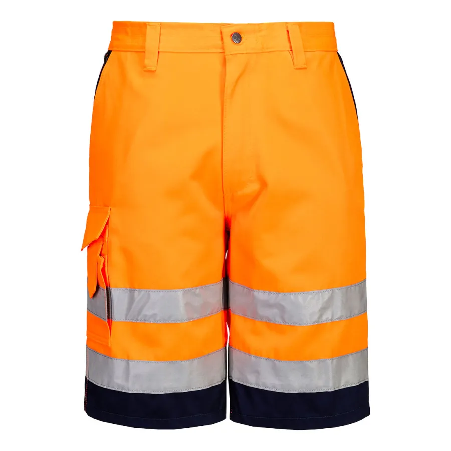 E043 — Bermuda HiVis Poly-coton — Portwest personnalisable