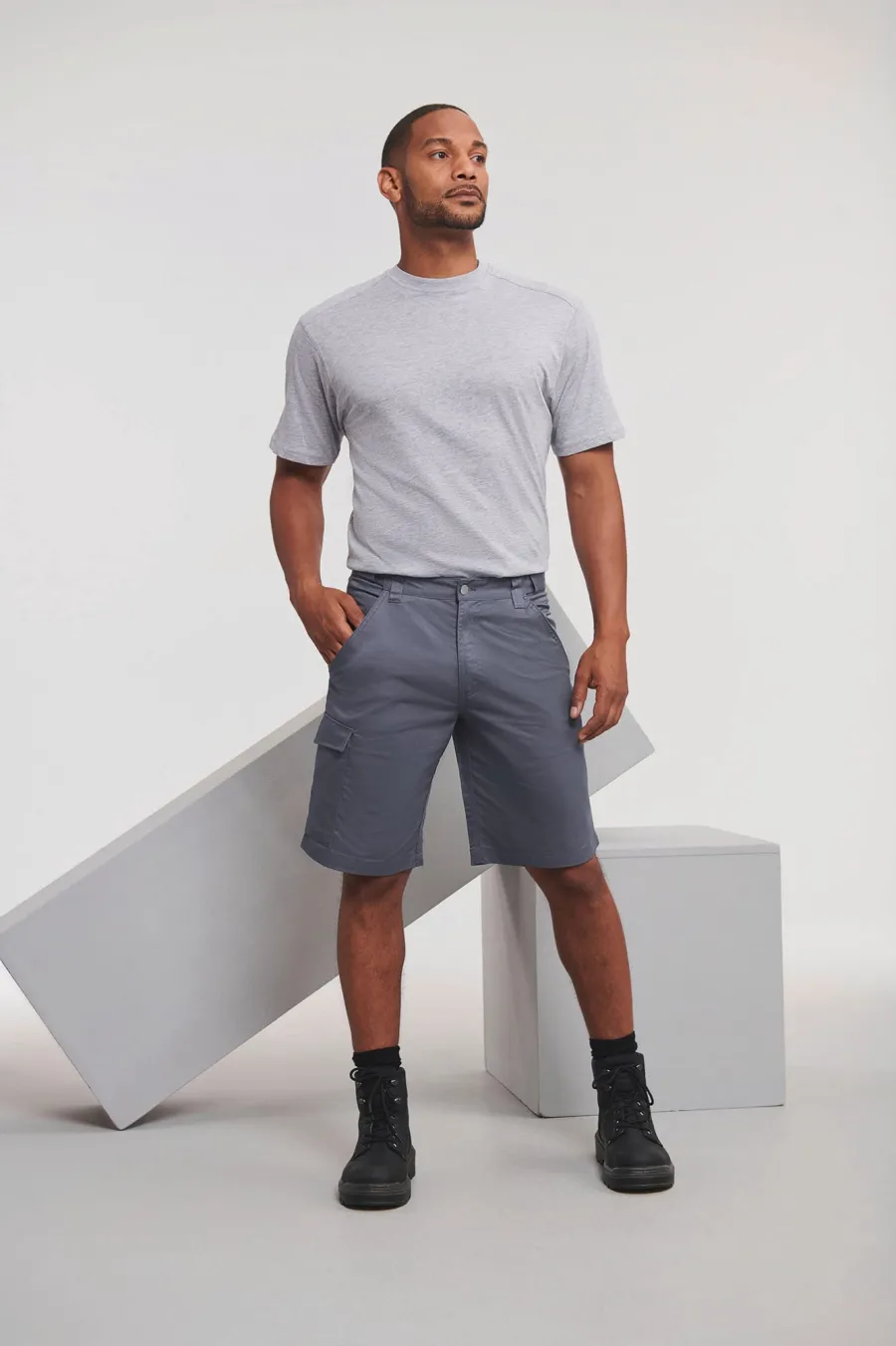 Short Workwear — Russell Athletic personnalisable