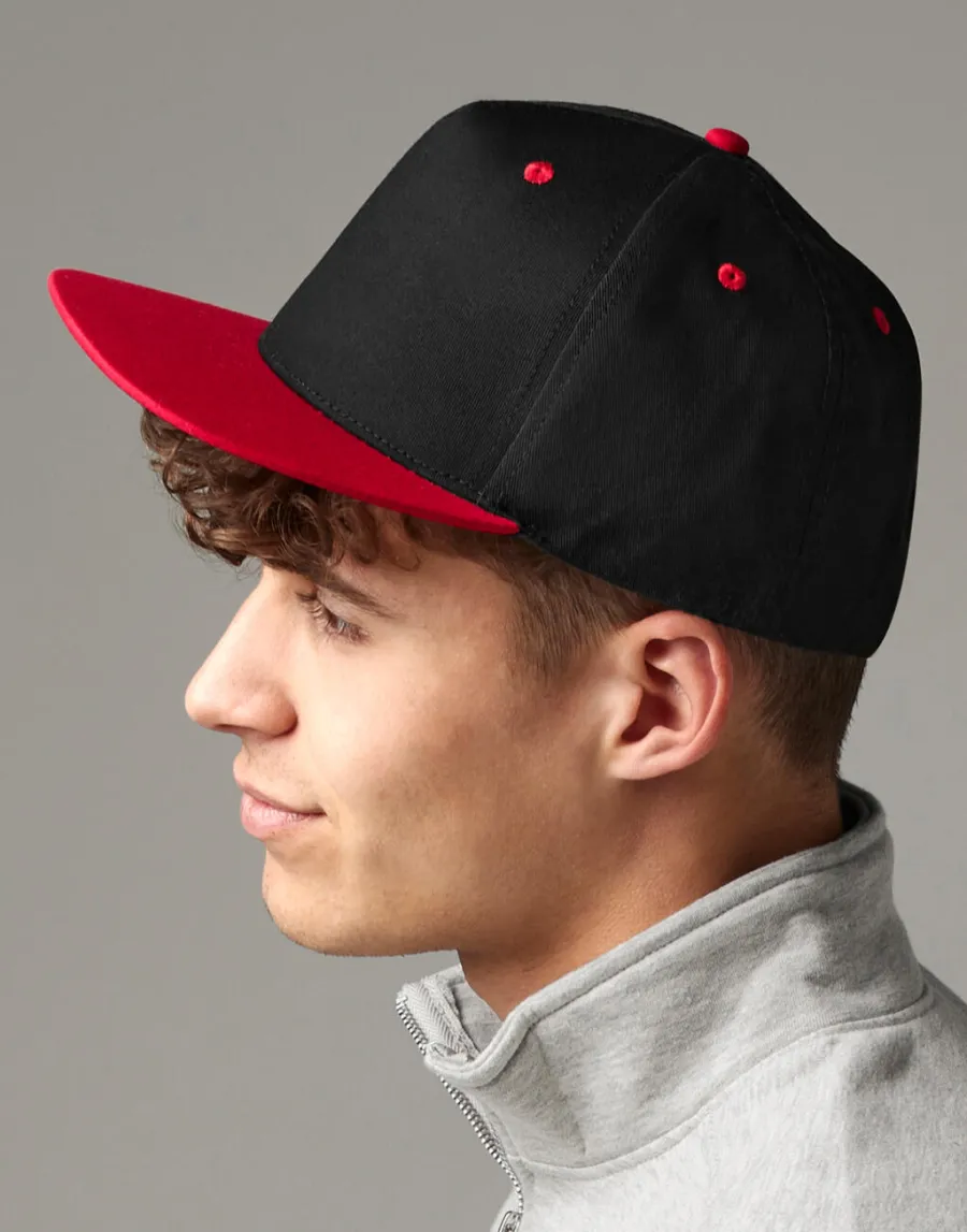 5 Panel Contrast Snapback — Beechfield personnalisable