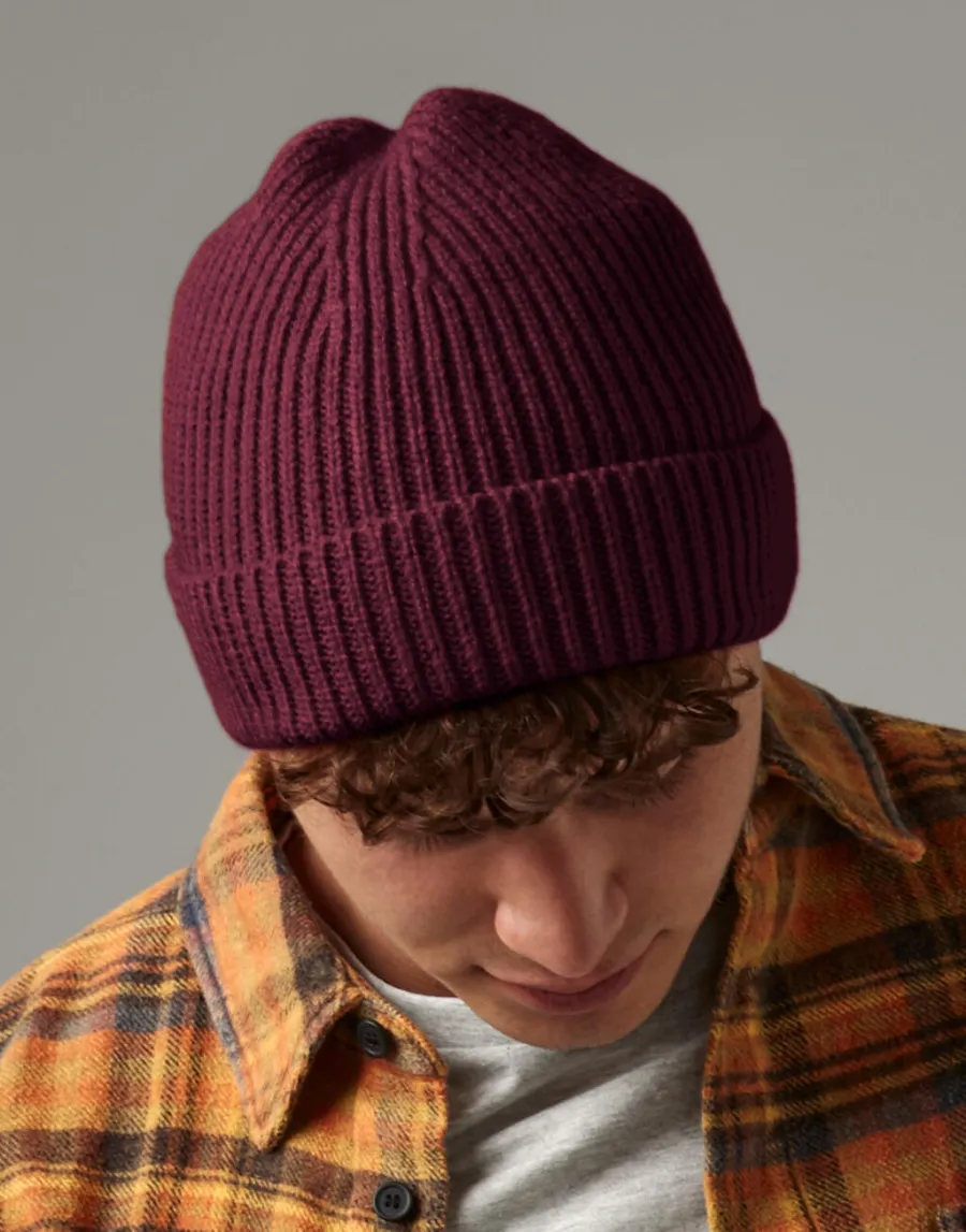 Engineered Knit Ribbed Beanie — Beechfield personnalisable