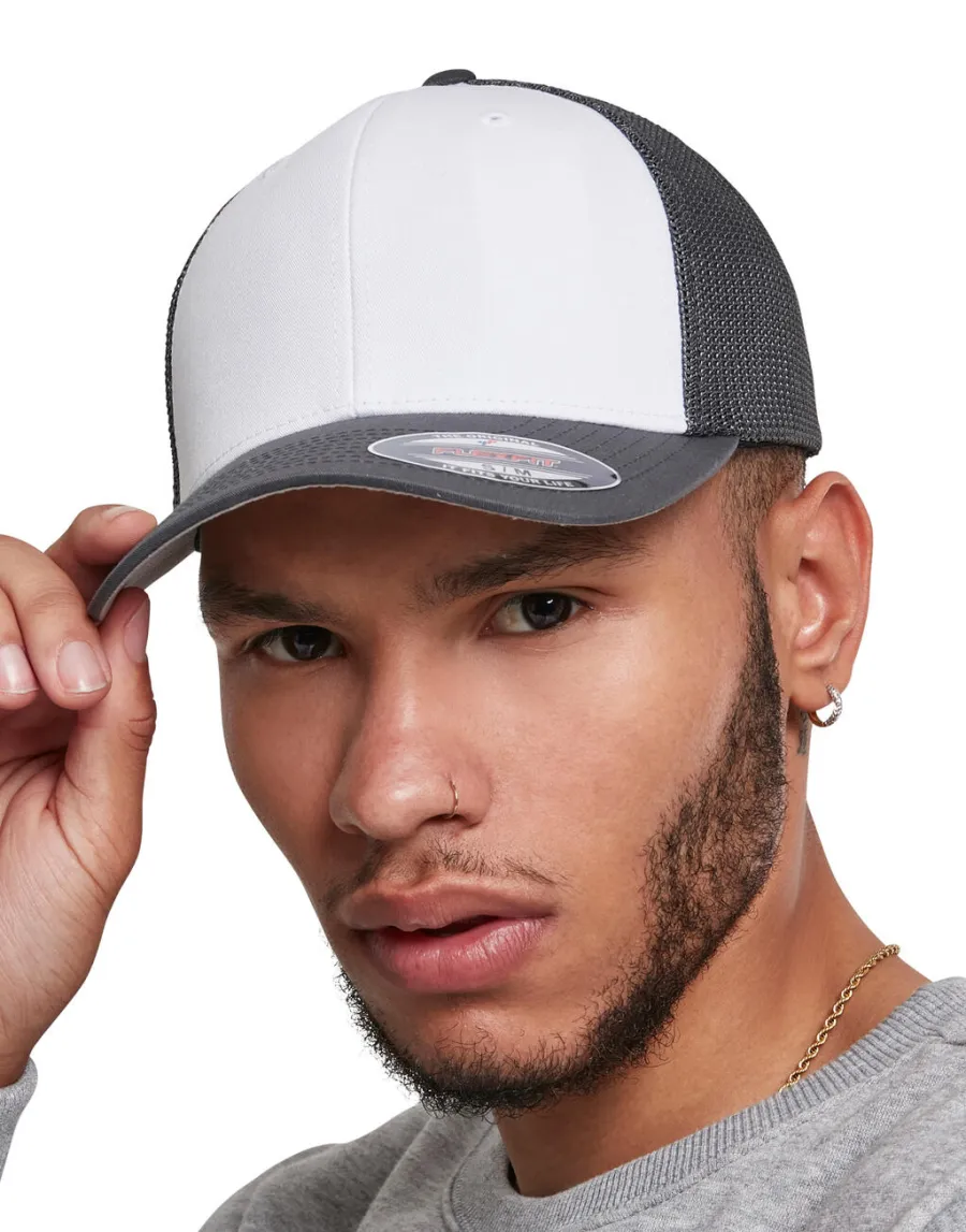 Flexfit Mesh Colored Front — Flexfit personnalisable