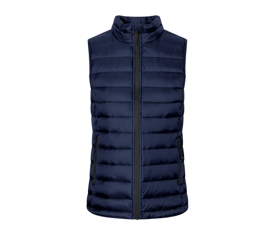 Bodywarmer matelassé femme — Promodoro personnalisable