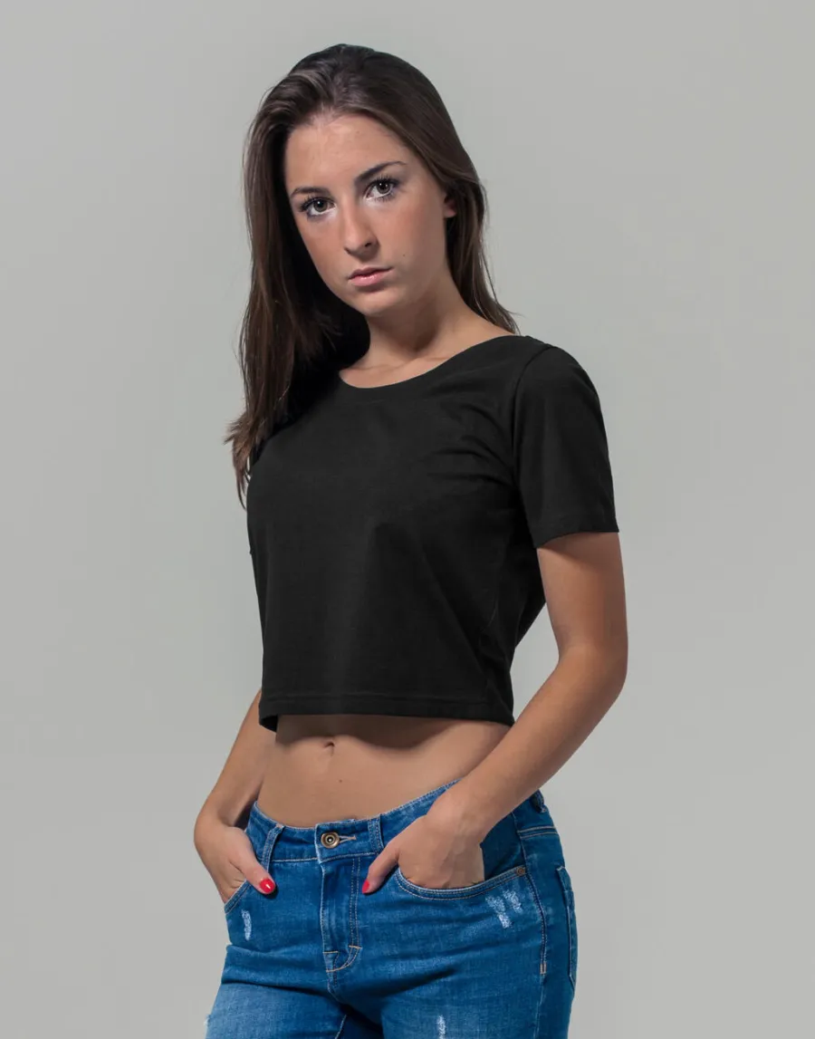 Ladies Cropped Tee — Build Your Brand personnalisable