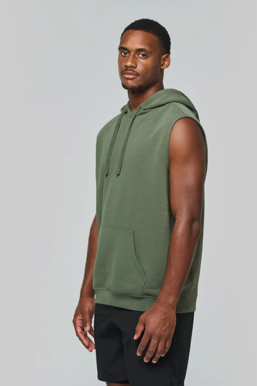 Sweat-shirt à capuche sans manches unisexe — PROACT personnalisable