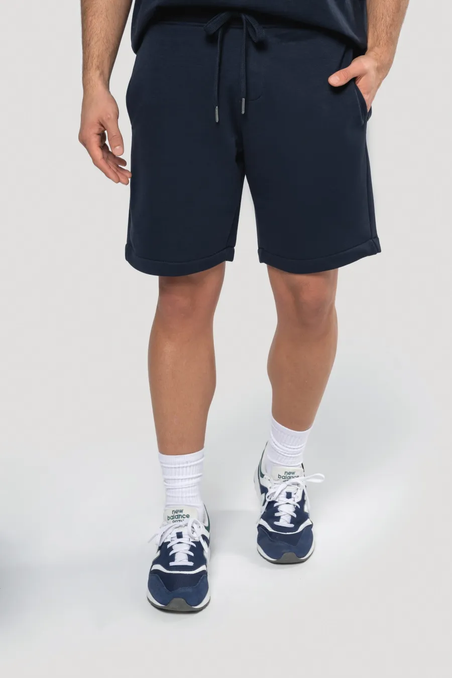 Bermuda molleton non gratté écoresponsable homme — Kariban personnalisable