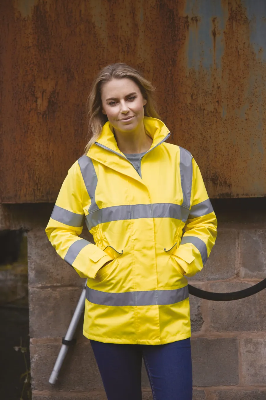 Veste haute visibilité "Management" femme — Yoko personnalisable