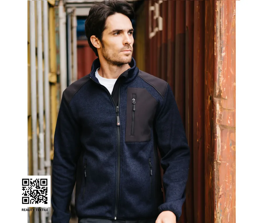 VESTE POLAIRE MOLLETONNÉE — Velilla personnalisable