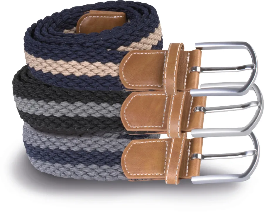 Ceinture tressée élastiquée — K-up personnalisable