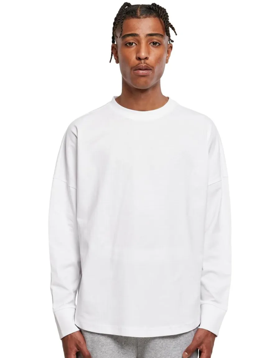 Oversized Cut On Sleeve Longsleeve — Build Your Brand personnalisable