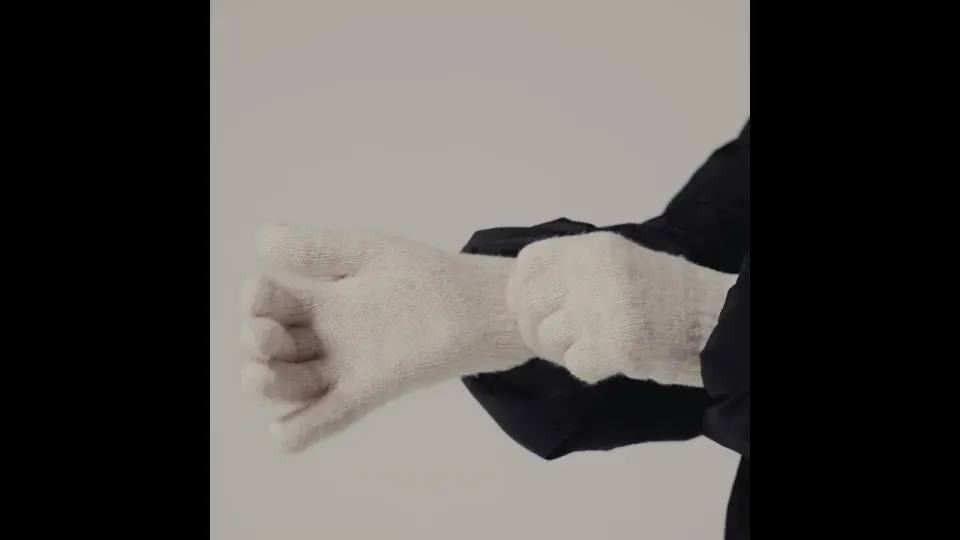 Vidéo du produit Cosy Ribbed Cuff Gloves