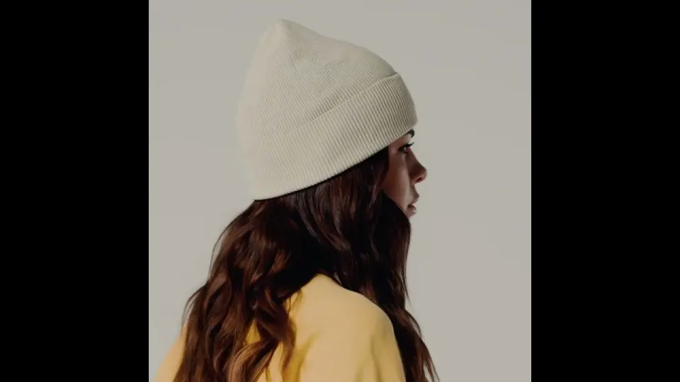 Vidéo du produit Organic Cotton Fine Knit Beanie