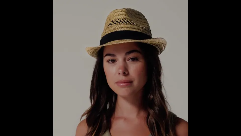 Vidéo du produit Straw Summer Trilby