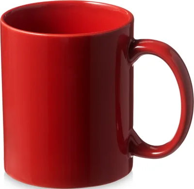 Mug céramique Santos 330ml coloris rouge