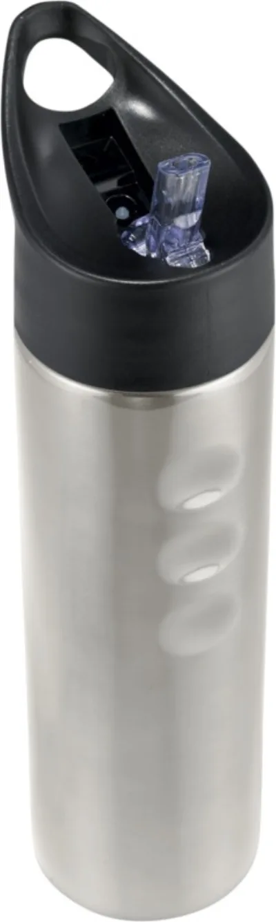 Bidon de sport Trixie 750ml coloris argent