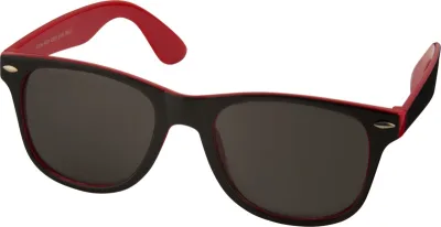 Lunettes de soleil bicolores Sun Ray coloris rouge