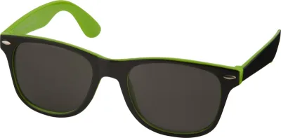 Lunettes de soleil bicolores Sun Ray coloris citron vert