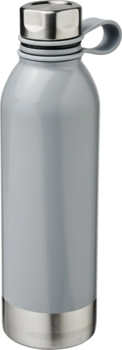 Bouteille de sport 740ml en acier inoxydable Perth coloris gris