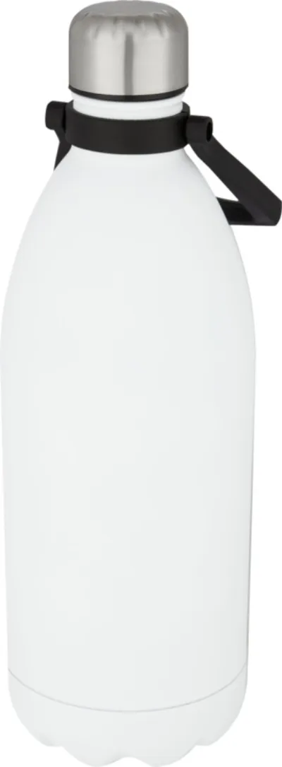 Bouteille isotherme Cove 1,6 l en acier inoxydable coloris blanc