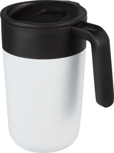 Tasse Nordia de 400 ml recyclée à double paroi personnalisé avec votre logo — mug & gourde publicitaire Perstil Lyon