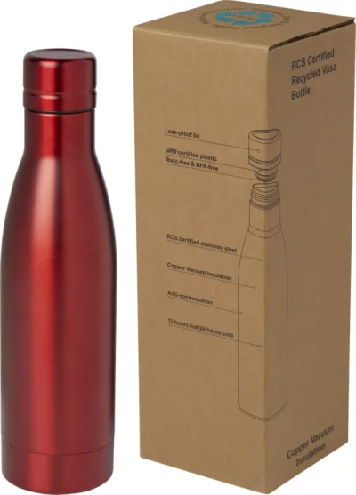 Bouteille Vasa 500 ml coloris rouge
