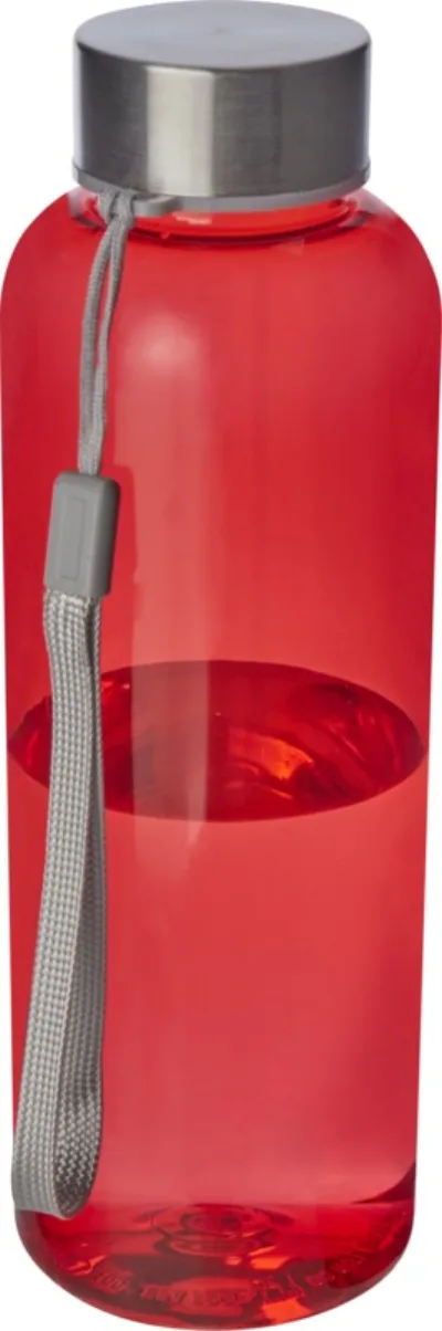 Bouteille de sport Bodhi de 500 ml en RPET coloris rouge translucide