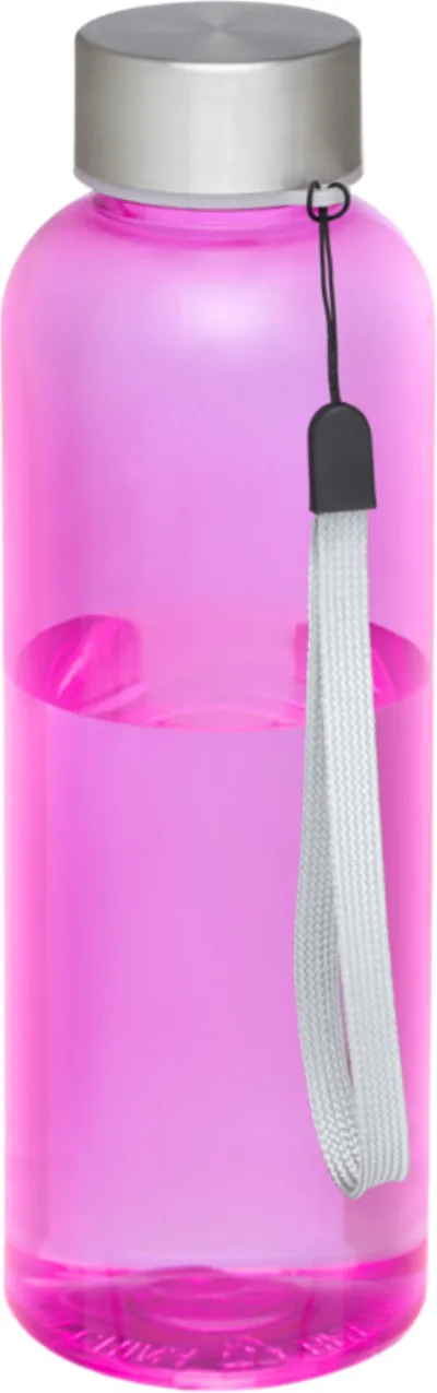Bouteille de sport Bodhi de 500 ml en RPET coloris rose transparent