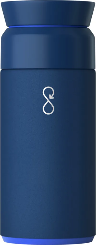 Flacon à infusion Ocean Bottle de 350 ml coloris bleu océan
