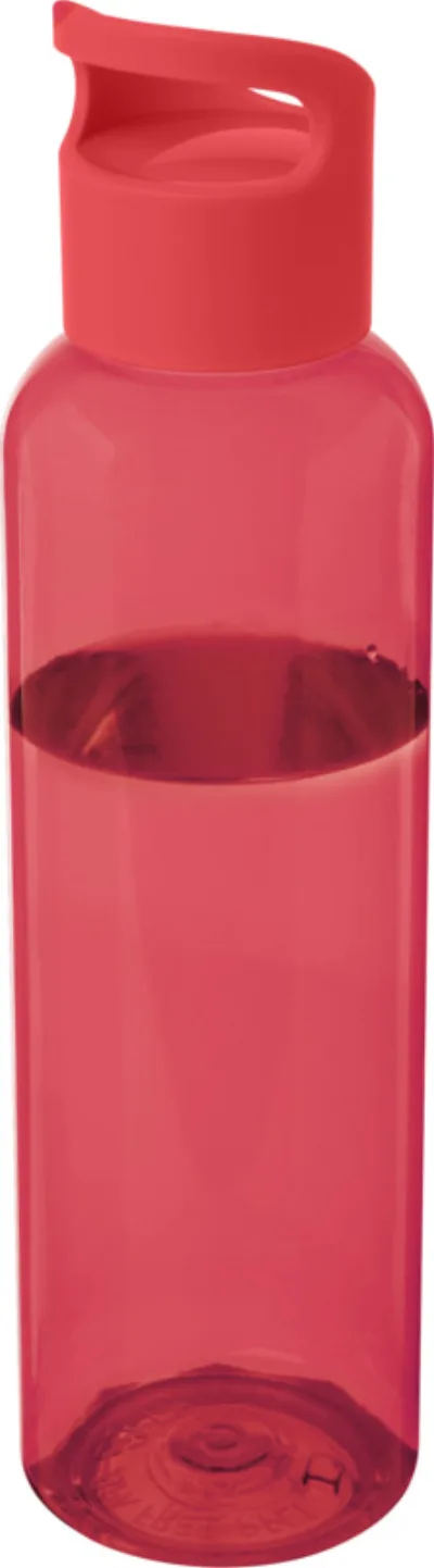 Bouteille d'eau Sky de 650 ml en plastique recyclé coloris rouge
