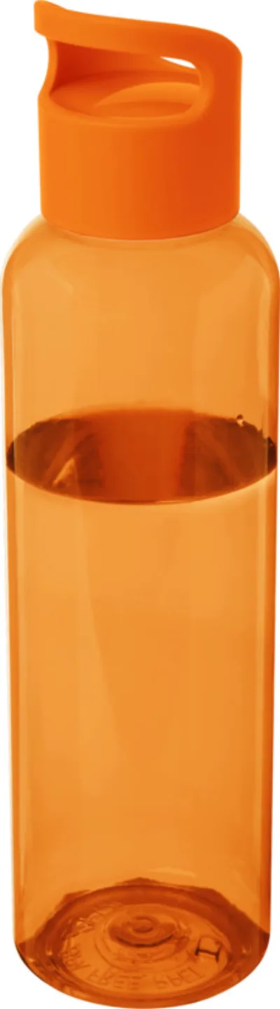 Bouteille d'eau Sky de 650 ml en plastique recyclé coloris orange