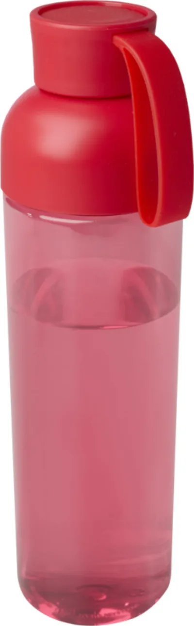 Bouteille d’eau Illuminate de 600 ml en rPET coloris rouge
