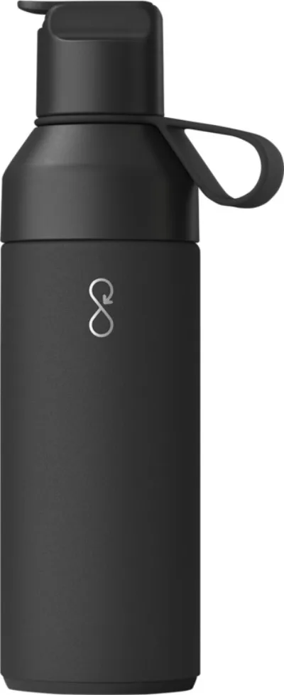 Bouteille Ocean Bottle GO isotherme de 500 ml coloris noir obsidienne