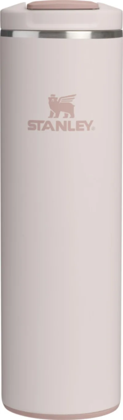 Gobelet de voyage Stanley Transit Fliptop de 470 ml coloris rose clair