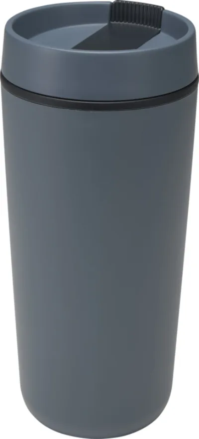 Gobelet en plastique à double paroi Sedona, 480 ml coloris bleu hale