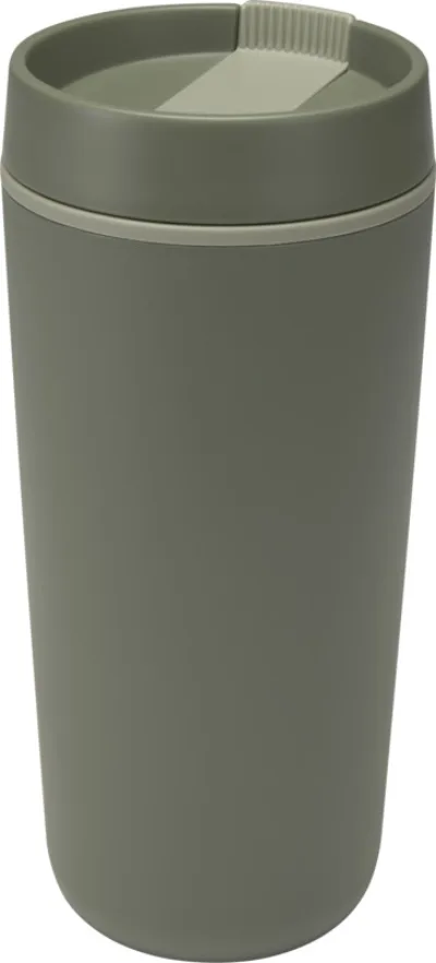 Gobelet en plastique à double paroi Sedona, 480 ml coloris vert