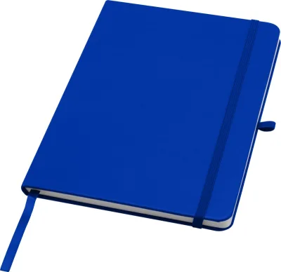 Carnet A5 Teak ligné recyclé à couverture rigide coloris bleu royal