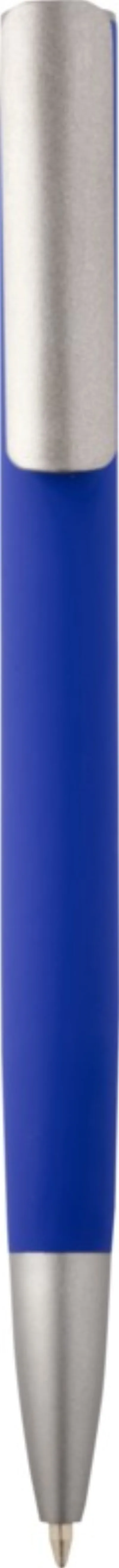 Stylo bille Ziguur en aluminium recyclé (encre noire) coloris bleu