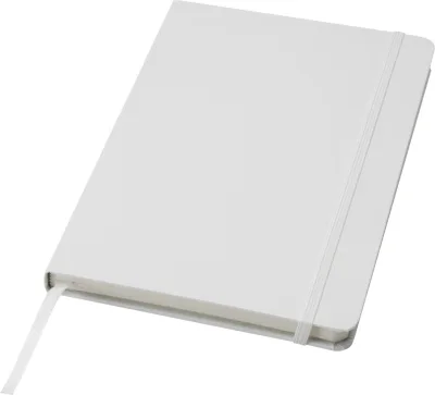 Carnet de notes Classic format A5 à couverture rigide coloris blanc