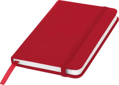 Carnet de notes A6 Spectrum à couverture rigide coloris rouge