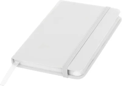 Carnet de notes A6 Spectrum à couverture rigide coloris blanc