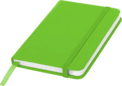 Carnet de notes A6 Spectrum à couverture rigide coloris citron vert