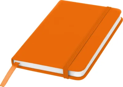 Carnet de notes A6 Spectrum à couverture rigide coloris orange