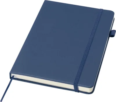 Carnet Liss A5 à couverture rigide en plastique recyclé coloris bleu océan
