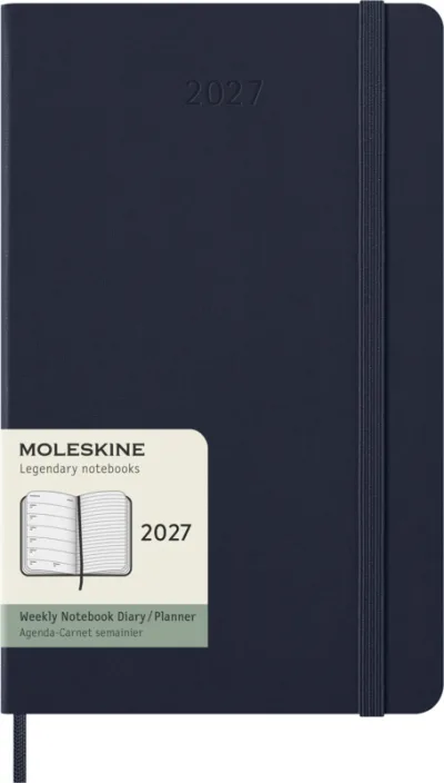 Agenda Moleskine coloris bleu saphir