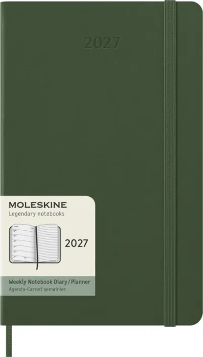 Agenda Moleskine coloris vert myrte