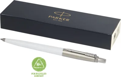 Stylo bille Parker Jotter recyclé (encre bleue) personnalisé avec votre logo — stylo publicitaire Perstil Lyon