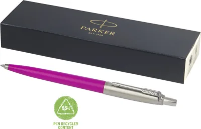 Stylo bille Parker Jotter recyclé (encre noire) coloris magenta